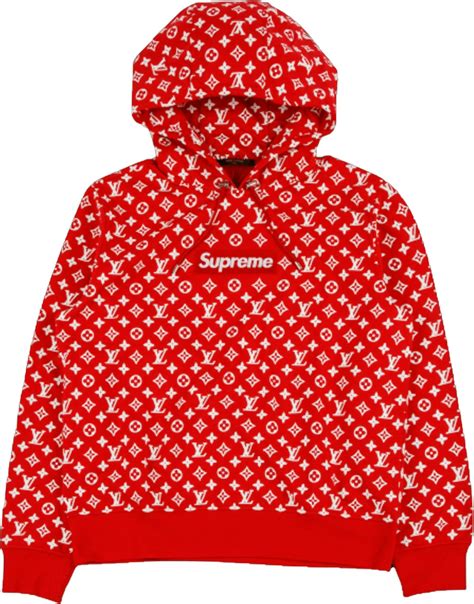 red lv hoodie|louis vuitton hooded sweatshirt.